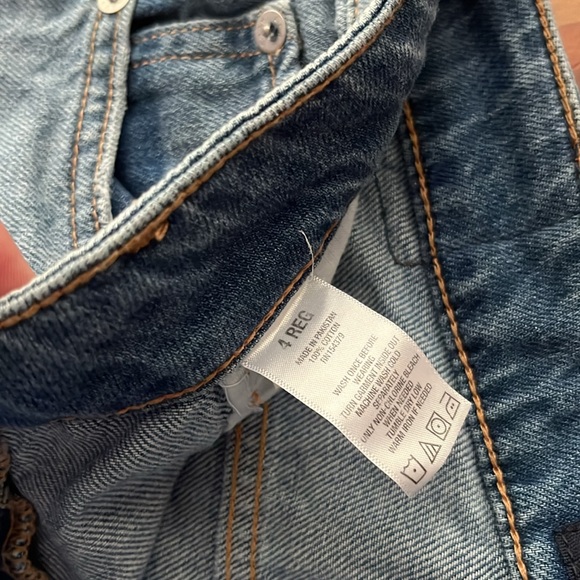 Aeropostale super high rise wide leg jeans size 4 - Picture 4 of 9